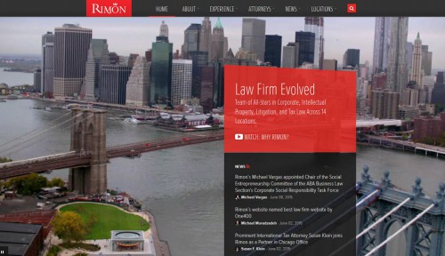 Rimon Lawのサイトデザイン